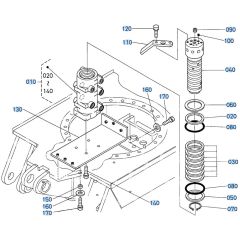 Rotary Joint Assembly for Kubota KX161-3s Mini Excavator