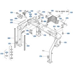 Arch Frame Assembly for Kubota KX161-3s Mini Excavator