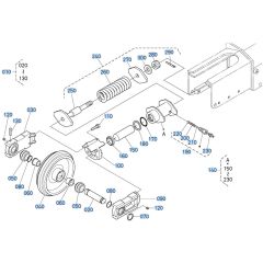 Idler Assembly for Kubota KX161-3s Mini Excavator