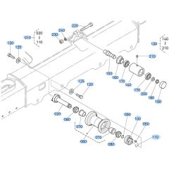 Track Roller Assembly for Kubota KX161-3s Mini Excavator