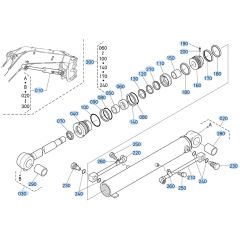 Boom Cylinder Assembly for Kubota KX161-3s Mini Excavator