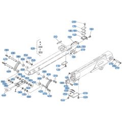 Bucket Link (Telescopic) Assembly for Kubota KX91-3s Mini Excavator