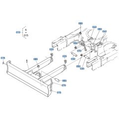 Blade Assembly for Kubota KX91-3s Mini Excavator