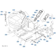 Fuel Tank Assembly for Kubota KX91-3s Mini Excavator