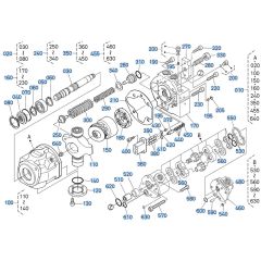 Pump Piston Assembly for Kubota KX91-3s Mini Excavator