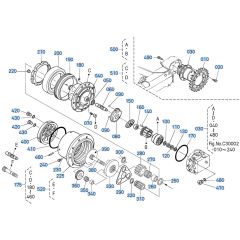 Drive Motor Assembly for Kubota KX91-3s Mini Excavator