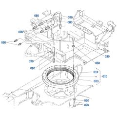 Swivel Bearing Assembly for Kubota KX91-3s Mini Excavator