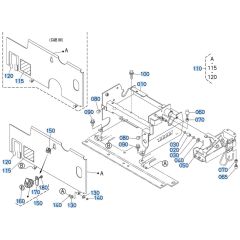 Seat Support Assembly for Kubota KX91-3s Mini Excavator