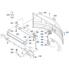 Bonnet Assembly for Kubota KX91-3s Mini Excavator
