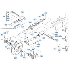 Idler Assembly for Kubota KX91-3s Mini Excavator