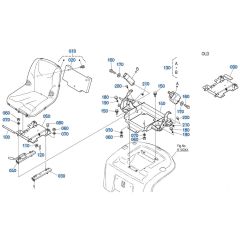 Kubota U10-5 Seat Assembly