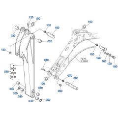 Arm Assembly for Kubota U10-5