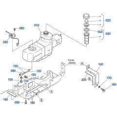 Fuel Tank Assembly for Kubota
