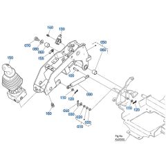 Control Lever for Kubota U10-5
