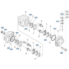 Gear Pump for Kubota U10-5