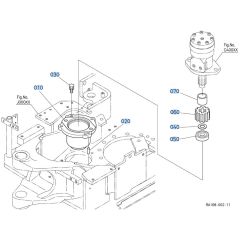 Swivel Gear Case for Kubota U10-5