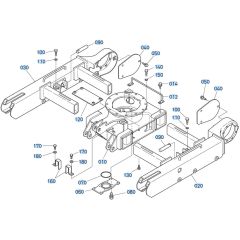 Track Frame for Kubota U10-5
