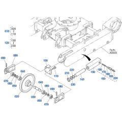 Idler Assembly for Kubota U10-5