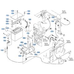 Battery Assembly for Kubota U17-5 Mini Excavator