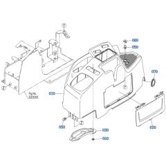 Armrest (R/H) Assembly for Kubota U17-5 Mini Excavator