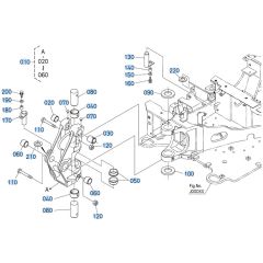 Swing Bracket Assembly for Kubota U17-5 Mini Excavator
