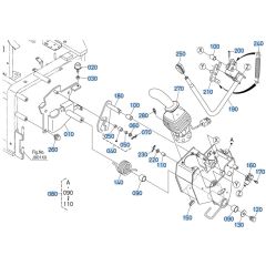 Control Lever (L/H) Assembly for Kubota U17-5 Mini Excavator