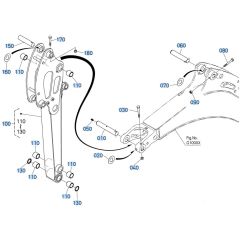 Arm Assembly for Kubota U17-5 Mini Excavator