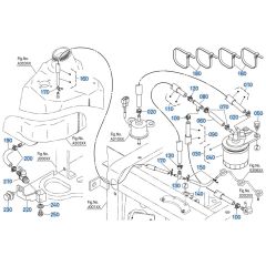 Fuel Filter Assembly for Kubota U17-5 Mini Excavator
