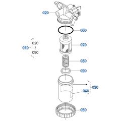 Seperator Assembly for Kubota U17-5 Mini Excavator