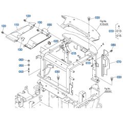 Arch Frame Assembly for Kubota U17-5 Mini Excavator