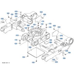 Track Frame Assembly for Kubota U17-5 Mini Excavator