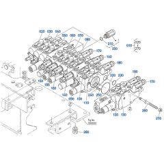 Control Valve Assembly for Kubota U17-5 Mini Excavator