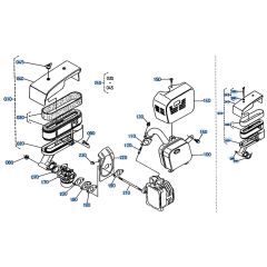 Air Cleaner, Muffler Assembly for Kubota W5021-PC Mower