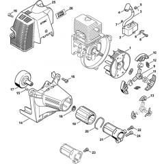 Ignition & Clutch for Stihl KW 85