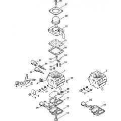 Carburetor Assembly for Stihl KW 85