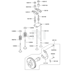 Valve/Camshaft for KWN20A
