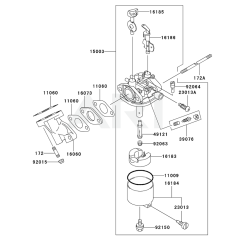 Carburettor for KWN20A Pump