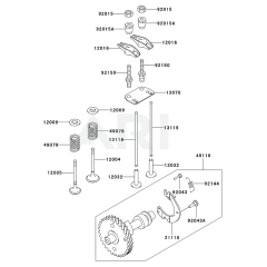 Valve/Camshaft for Kawasaki Pump