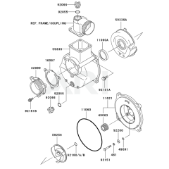 Kawasaki KWN30A Pump Housing