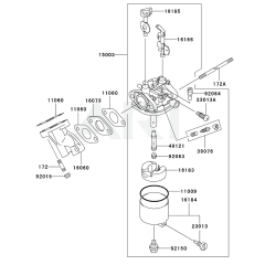 Carburettor for Kawasaki KWS20A