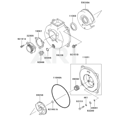 Kawasaki KWS20A Pump Housing