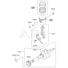 Piston Crankshaft for KWS30A