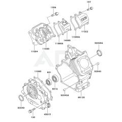Cylinder / Crankcase for KWT20A