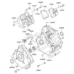 Cylinder/Crankcase for KWT30A