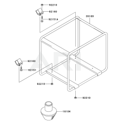 Frame/Coupling for KWT30A Pump