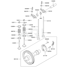 Valve/Camshaft for KWT40A