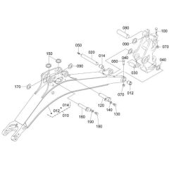 Boom Assembly for Kubota KX016-4