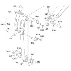 Dipper Arm Assembly for Kubota