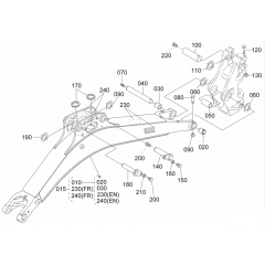 Boom Assembly for Kubota