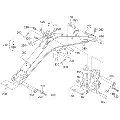 Boom Assembly for Kubota KX033-4
